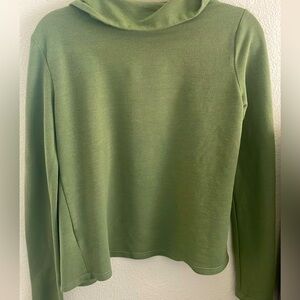 Edikted olive green Button down long sleeve